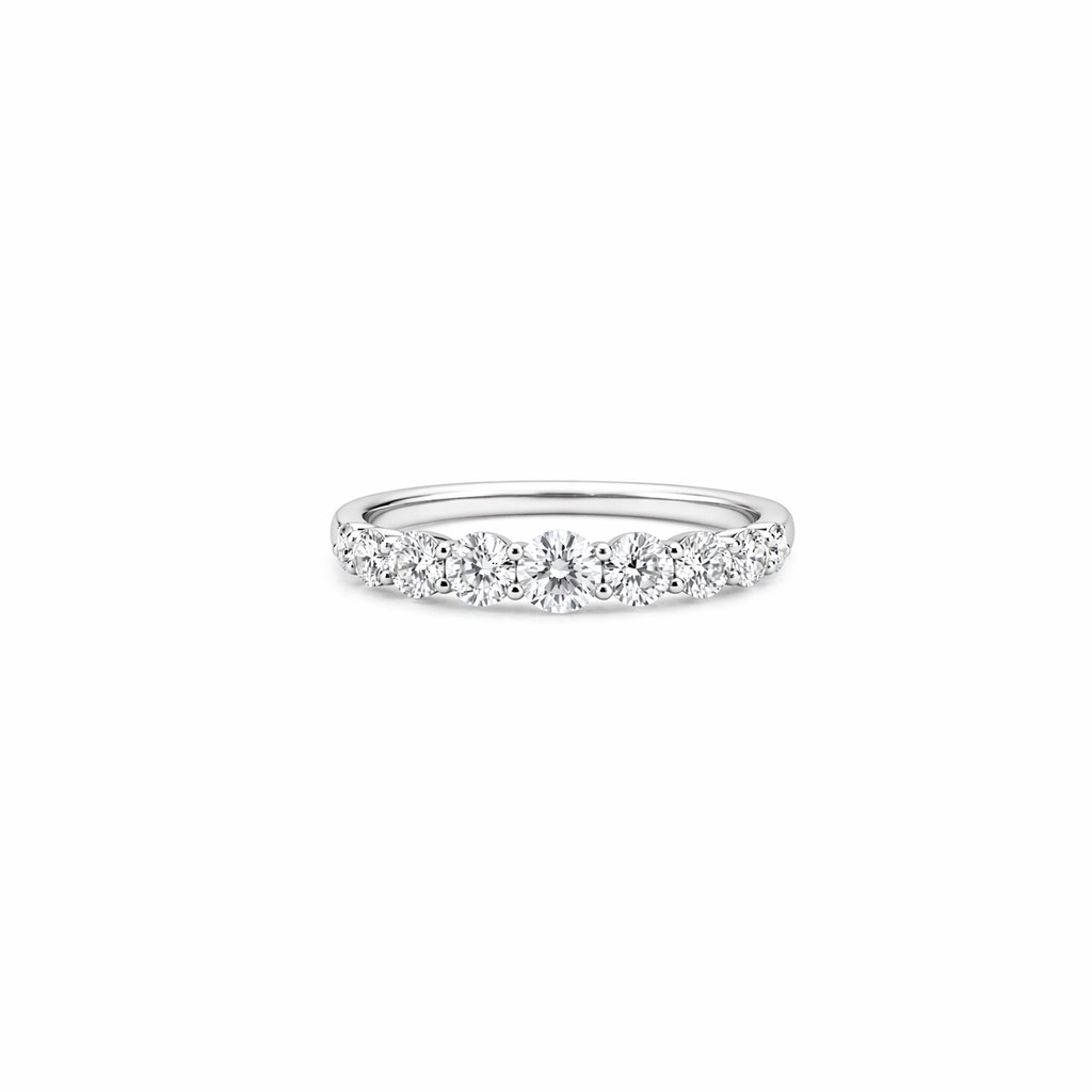Seven-Stone Diamond Anniversary Ring