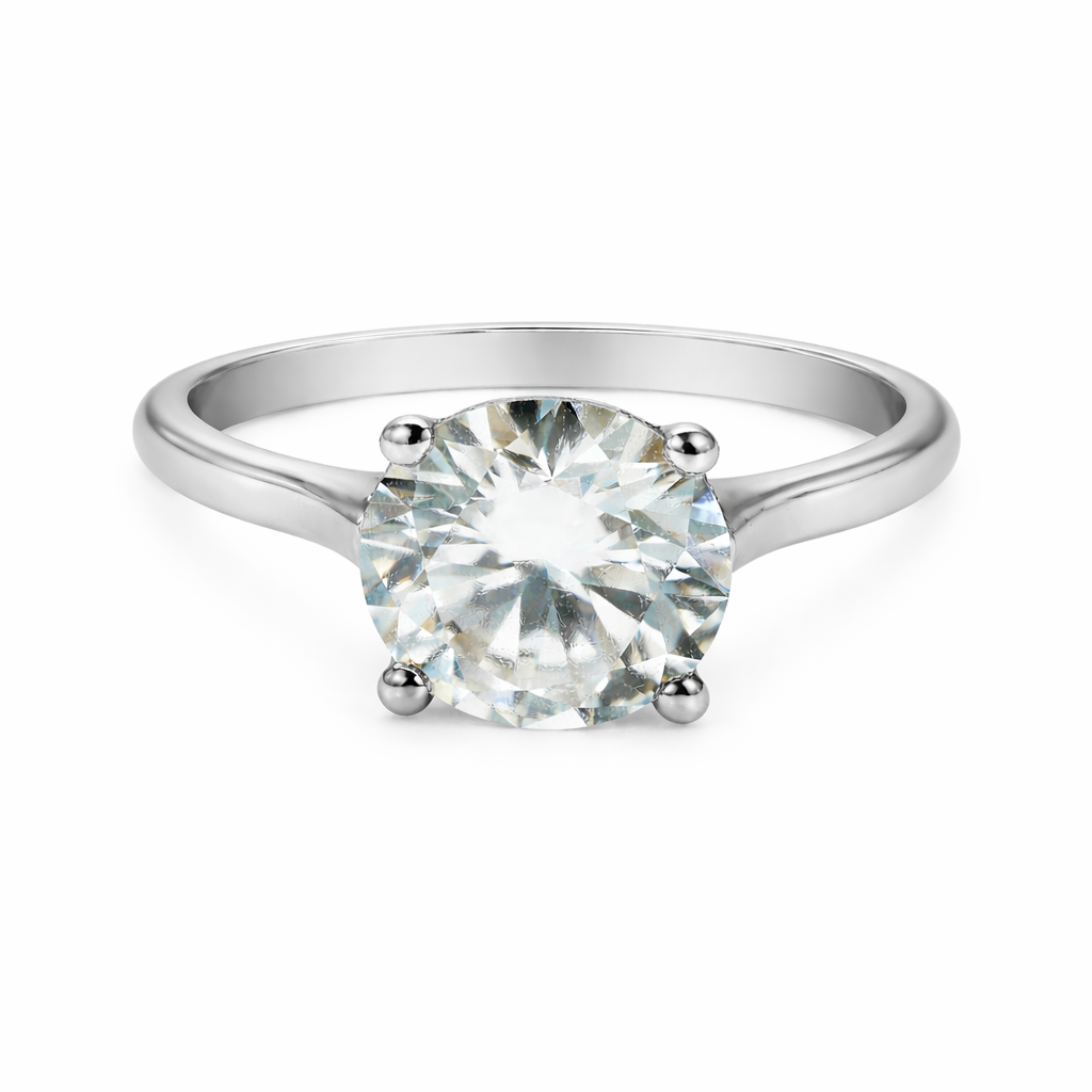 5.04 CT Round Lab ~ The Classic Setting